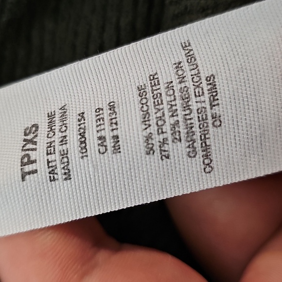 Garage Olive Green Xs Open-Front Layering Cardigan - Picture 5 of 5